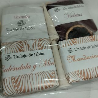 Pack  4 de jabones Relajantes y piel sensible EXCLUSIVOS