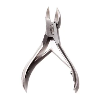 Corta Uñas Cobalto Curvo Doble Resorte Ricco