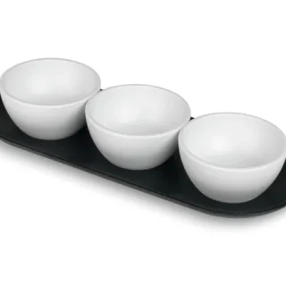 LACOR Bandeja 3 bowls Black 63403