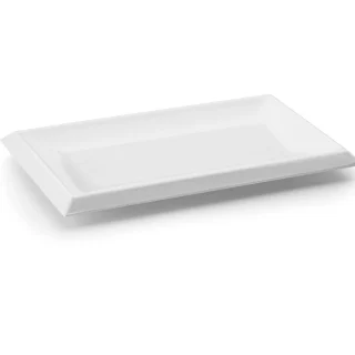 LACOR Bandeja rectangular Angle White Classic 63531