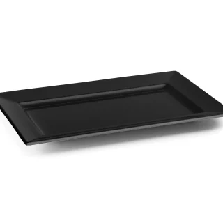 LACOR Bandeja rectangular Corner Black Classic 63543
