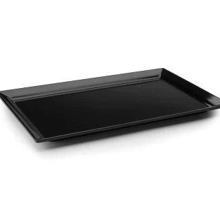 LACOR Bandeja rectangular Edge Black Classic 63545