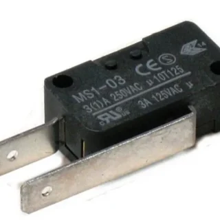 Microinterruptor MS1-03 Aeg, Amica, Arcelik, Beko, Brandt, Electrolux, Gorenje, Grundig, Hisense, Indesit, Midea, Samsung, Whirlpool