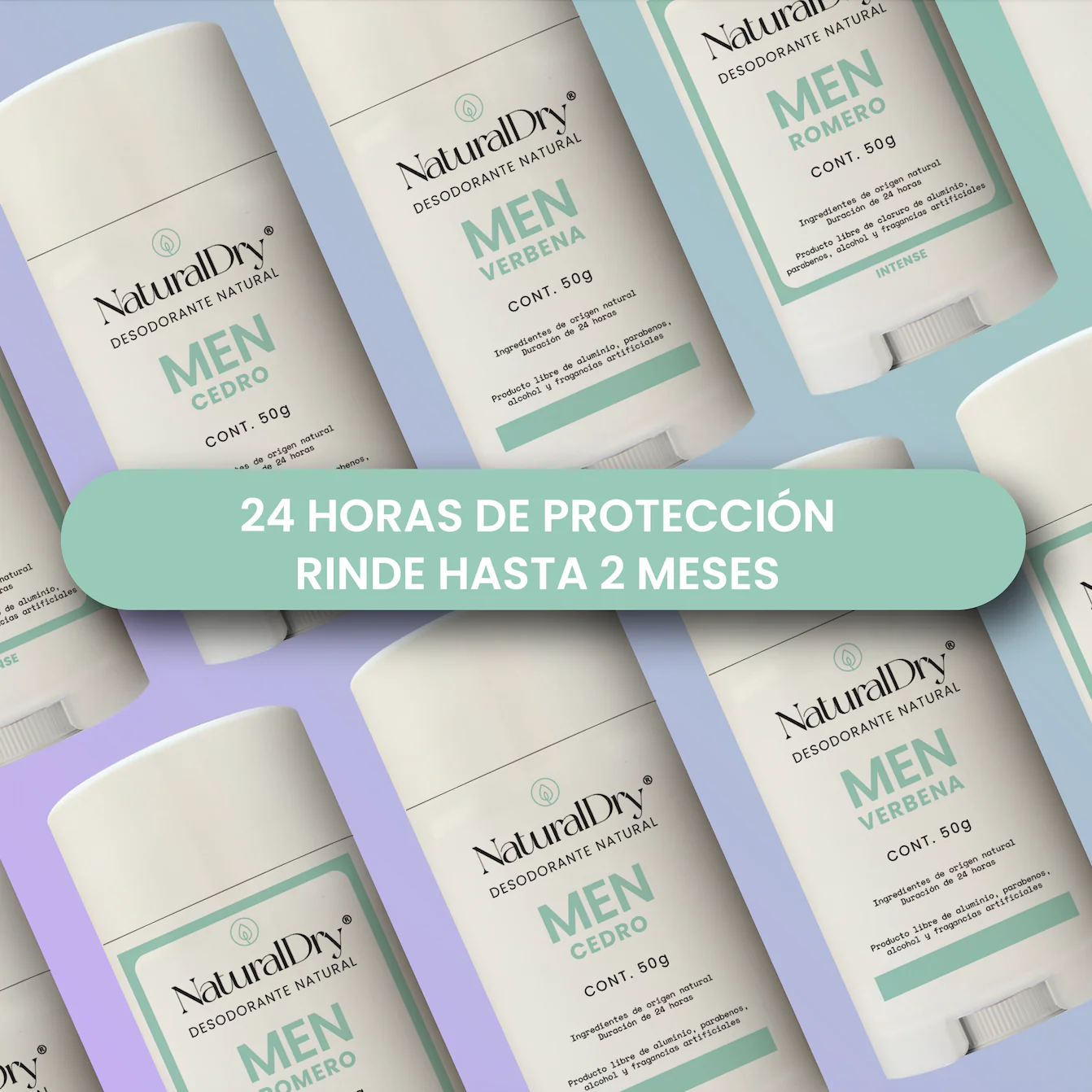 KIT 4 - 2 mujer lavanda + 2 men BARRA - Imagen 3