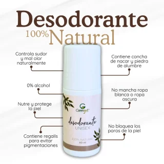 Desodorante natural
