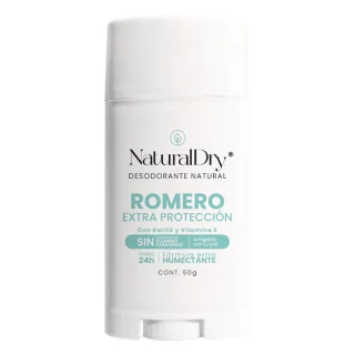 1 Desodorante natural MEN en barra - Aroma Romero con ALUMBRE