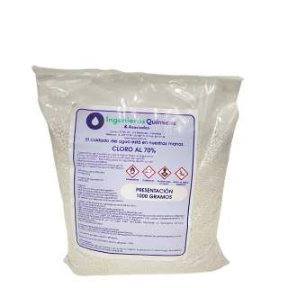 Hipoclorito de Calcio (Cloro Granulado) al 70% x Kilo