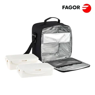 FAGOR Tappy Plus bolsa refrigerada + 2 tuppers comida (0,8L + 0,8L)