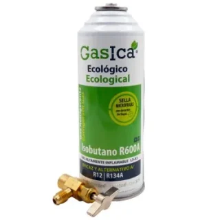 Gas refrigerante ecológico GASICA D2 - R12 R134a + llave de servicio