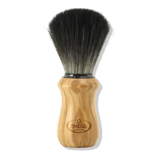 Hisopo De Afeitar Sintética Hi-Brush Mango de Madera Omega