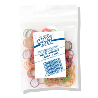 Bandas Elásticas Mascotas Neón 100 Un Transgroom