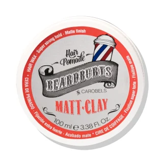 Cera Fijación Extra Fuerte Acabado Matte Clay Beardburys
