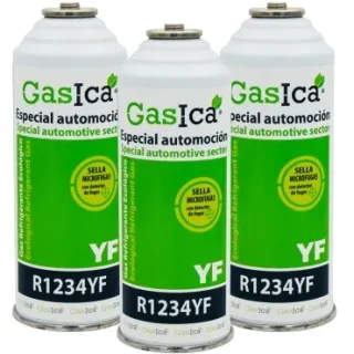 Pack 3 botellas gas refrigerante GASICA YF - R1234yf