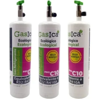 Pack 3 botellas gas refrigerante GASICA PRO C10 - R32 R410A